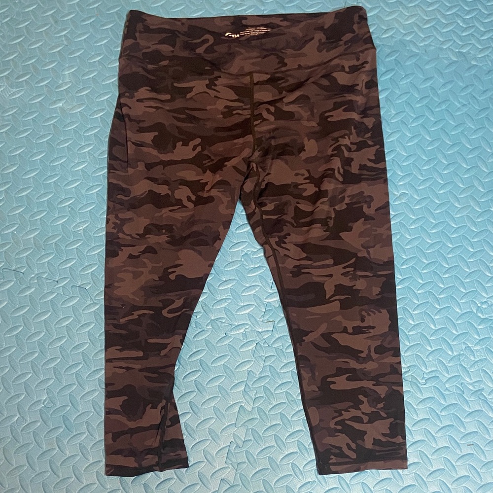 ZYIA Black Camo Leggings